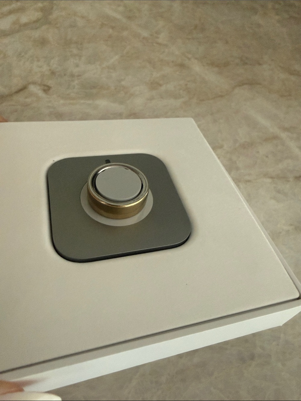 Oura Ring Gold with Silver Accent